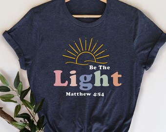 Matthew 5:14 Christian Shirt, Bible Verse T-Shirt, Religious Graphic Tee, Faith Inspired Shirt, Scripture Gift, Christian Apparel
