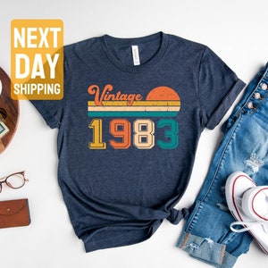 1983 Vintage Shirt, 1983 Birthday Shirt, 40th Birthday Gift Shirt, 40th Birthday Gift, 1983 Vintage Tee, 1983 Retro Shirt, Vintage Birthday