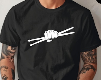 Drummer Shirt, Drummer Sticks T-Shirt, Drummer Gift, Gift For Drummer, Fathers Day Drums Gift, Drummer Shirt for Husband, Drumming Dad Gift