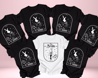 Coven Bachelorette Shirts, Bride Coven Shirts, Bridal Party Shirt, Bachelorette Party Shirts, Bride Shirt, Halloween Witchy Bachelorette Tee