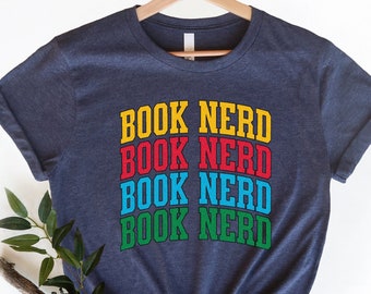 Book Nerd Shirt: Book Lover Gift, Librarian Tee