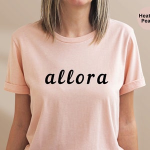 Allora Shirt, Italian Phrases TShirt, Italy Gifts, Italy Shirt Women, Funny Italian Shirt, Italy Travel Shirt, Italian Teacher Gifts