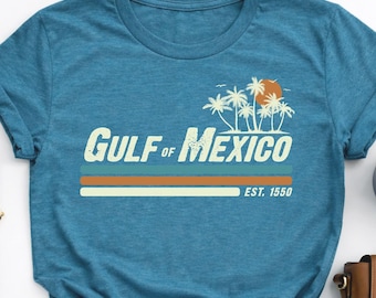 Gulf of Mexico T-Shirt: Retro Gulf Coast Heritage Tee