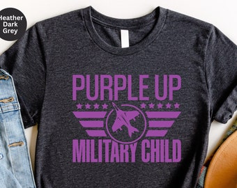 Purple Up Military Child Shirt: Military Kids Awareness Outfit