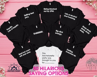 Funny Bachelorette Party Shirts: Cards Against Humanity Theme