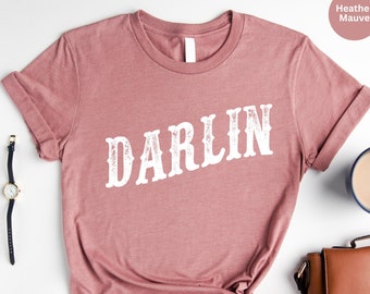 Darlin' Western Graphic Tee: Southern Country Music Shirt