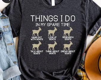 Funny Goat T-Shirt: Farm Animal Lover Tee