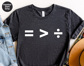 Camiseta "La igualdad es mayor que la división": Camiseta de justicia social