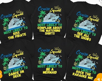 Custom Cruise Squad 2026 Shirt, Matching Family Vacation Tee, Cruise Squad Name Shirt, Cruise Group Shirts, Custom Family Cruise Name Shirts