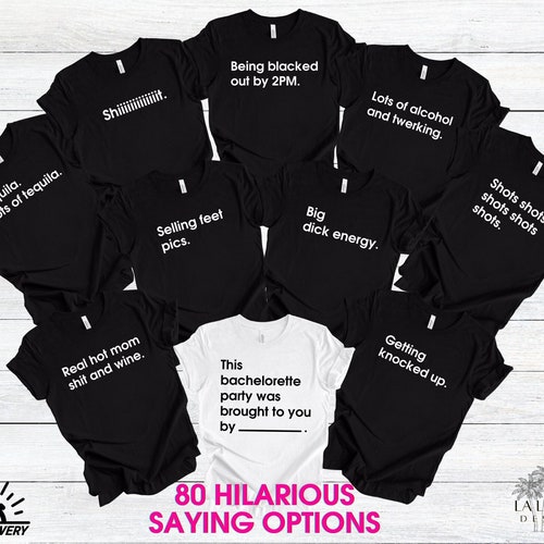 Funny Bachelorette Party Shirts Cards Against Humanity Etsy