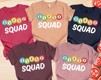 Camiseta del Escuadrón Bingo: Camiseta para Amantes del Juego de Bingo