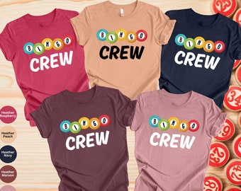 Camiseta Bingo Crew: Camiseta para amantes del juego de bingo