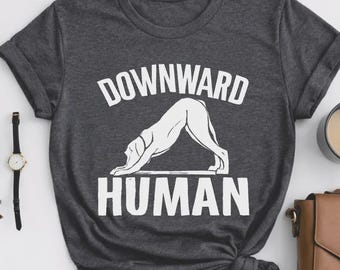 Funny Dog Yoga Shirt, Yoga Dog Graphic Tee, Yogi Gift for Dog Lovers, Meditation T-Shirt, Pet Lover Yoga Shirt