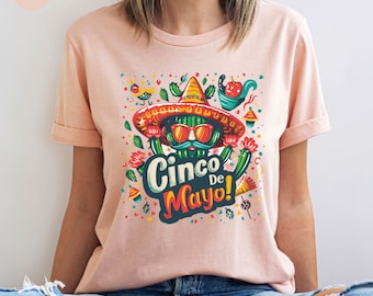 Cinco De Mayo Shirt, Cinco De Mayo Gifts, 5 De Mayo Shirt, Mexican Day Shirt, Fiesta Party Tee, Mexican Day Gift, Cinco De Mayo, Women Shirt