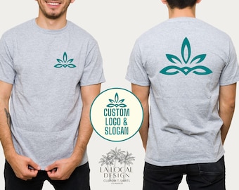 Custom Front & Back Design Shirt: Personalized Logo, Slogan