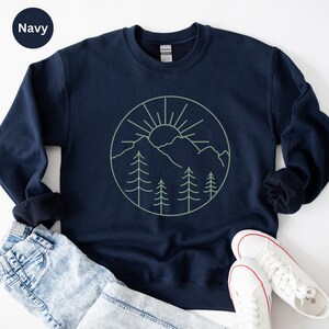 Mountain Adventure T-Shirt: Pine Tree Camping Shirt image 7