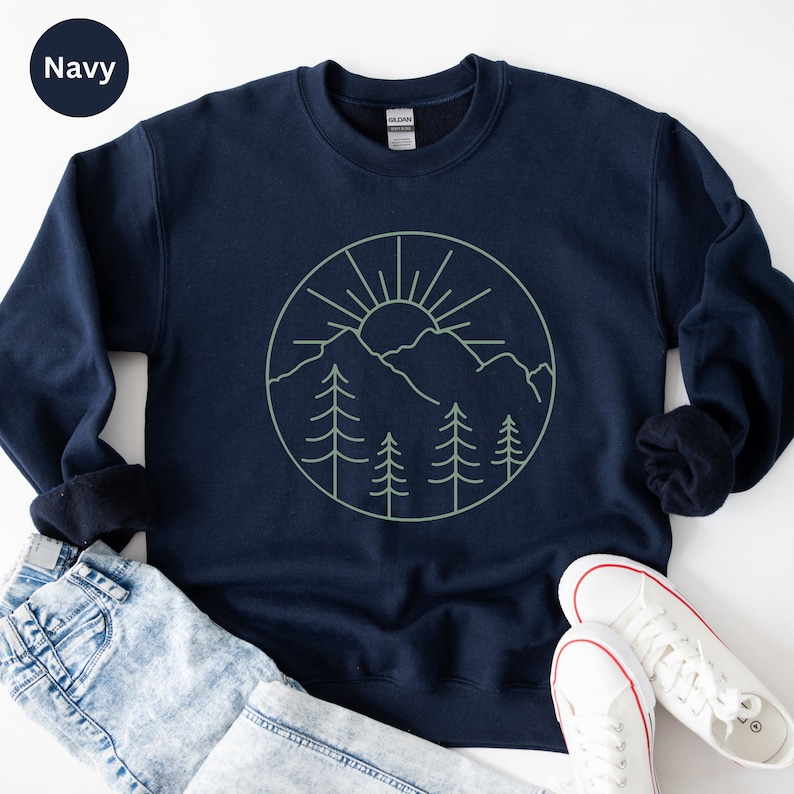 Mountain Adventure T-Shirt: Pine Tree Camping Shirt image 7