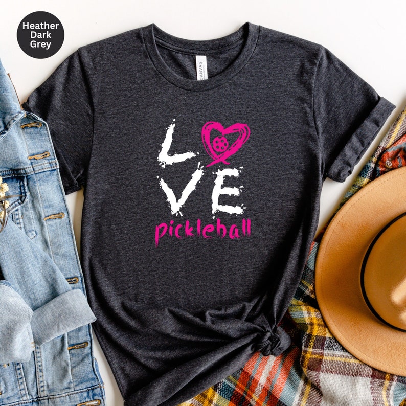 Camiseta Love Pickleball, camiseta divertida para jugadores de pickleball imagen 5