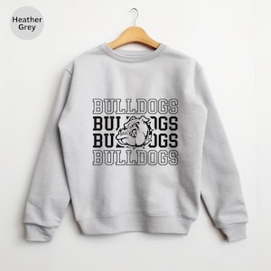 Sweat graphique Bulldogs, vêtement de fan de mascotte image 6