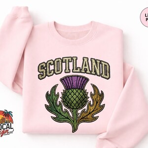 Scotland Thistle Shirt, Sassenach Scottish Pride Sweatshirt, Highlands Souvenir Tee, Edinburgh Travel Gift, Vintage Scotland Vacation TShirt bild 16