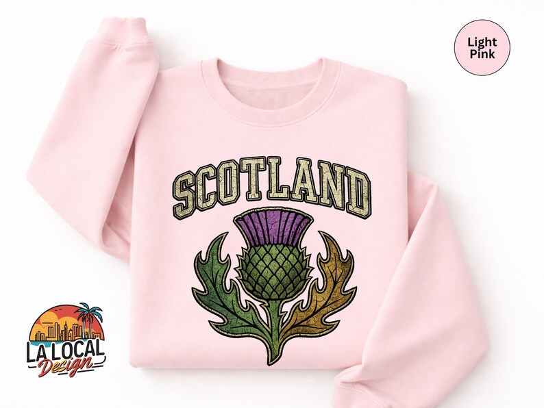 Scotland Thistle Shirt, Sassenach Scottish Pride Sweatshirt, Highlands Souvenir Tee, Edinburgh Travel Gift, Vintage Scotland Vacation TShirt bild 16