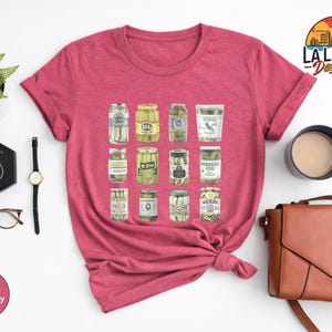 Pickle Jar Shirt: Canning Season Tee, Pickle Lover Gift bild 8