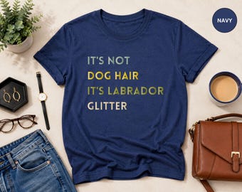 Labrador Glitter Shirt: Dog Lover Gift