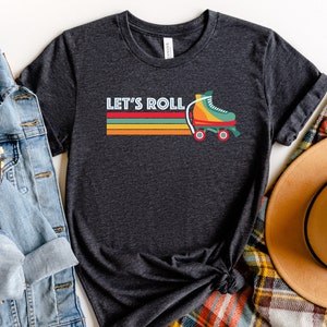 Retro Roller Skate Shirt: 80s/90s Style Summer Tee Bild 6