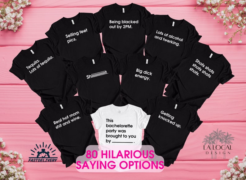 Funny Bachelorette Party Shirts Cards Against Humanity Themed Etsy