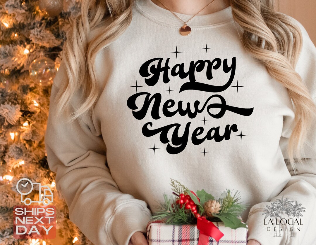 New Year New Dreams Graphic Fleece Sweatshirts