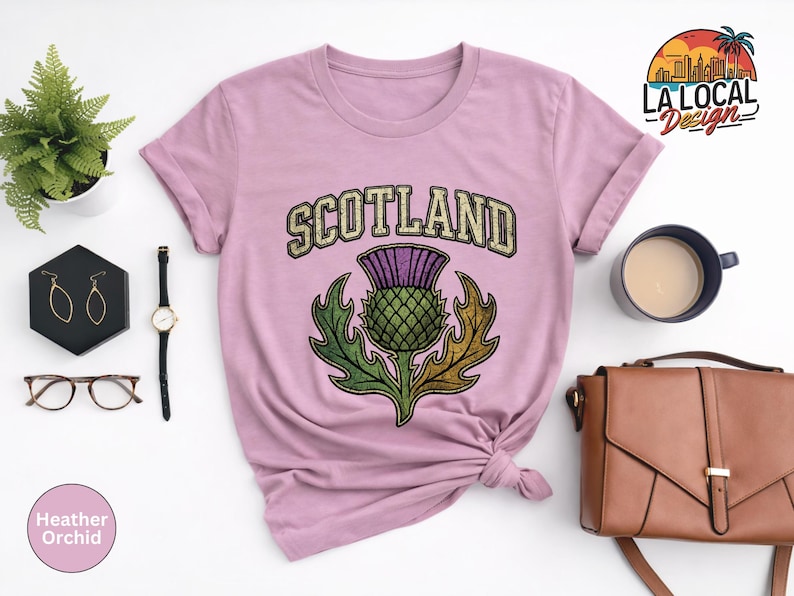 Scotland Thistle Shirt, Sassenach Scottish Pride Sweatshirt, Highlands Souvenir Tee, Edinburgh Travel Gift, Vintage Scotland Vacation TShirt bild 20