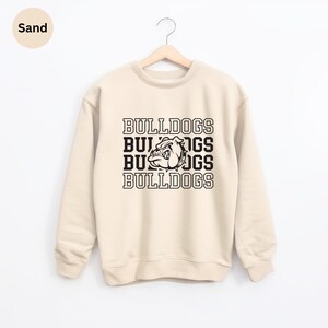 Sweat graphique Bulldogs, vêtement de fan de mascotte image 4