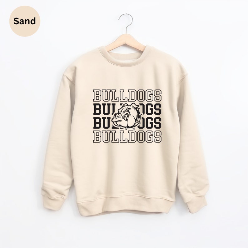 Sweat graphique Bulldogs, vêtement de fan de mascotte image 4