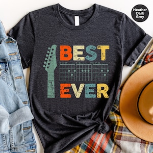 Guitar Shirt, Guitarist Dad Shirt, Best Guitar Dad Ever Shirt, Guitar Player Dad Shirt, Gift for Dad, Gift for Musician Dad, Christmas Gift