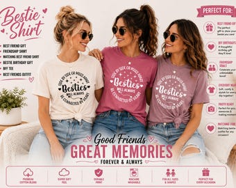 Bestie Shirt, Best Friend Matching Gift