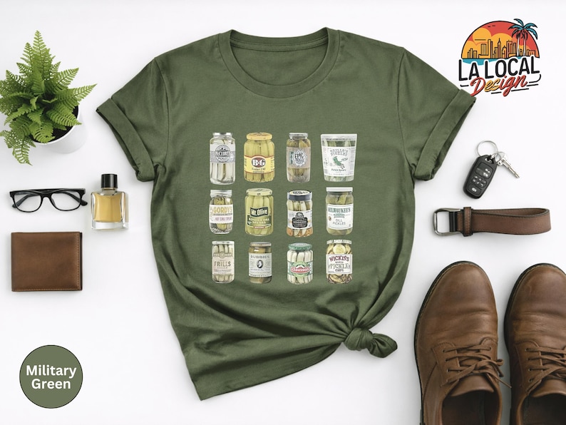 Pickle Jar Shirt: Canning Season Tee, Pickle Lover Gift bild 1