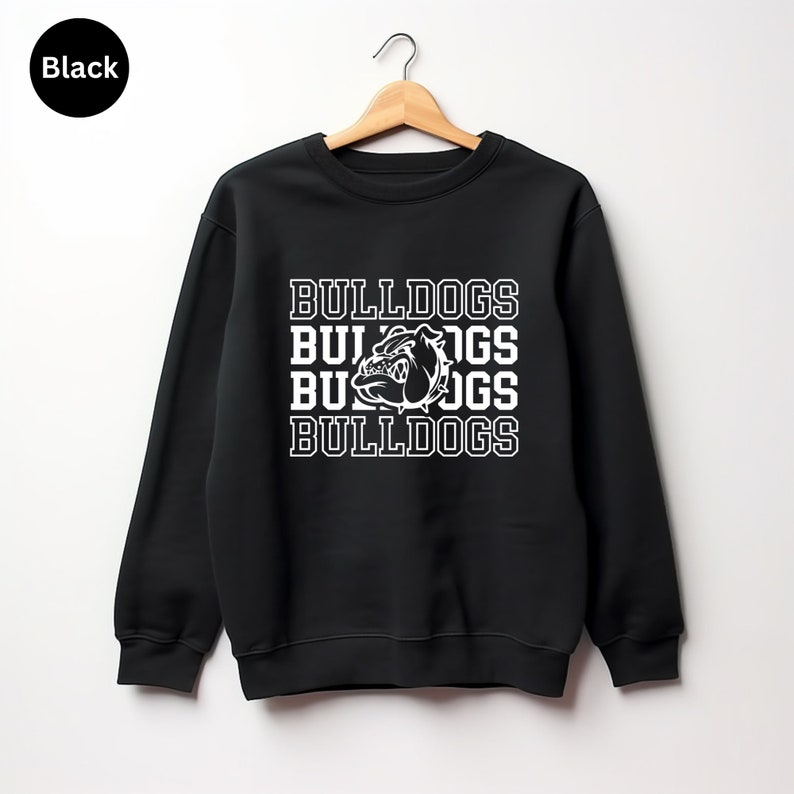 Sweat graphique Bulldogs, vêtement de fan de mascotte image 5