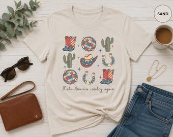 Southern Cowgirl Shirt, Western Cactus Graphic Tee, Country Girl T-Shirt, Rustic Cowboy Shirt, Desert Western Tee, Rodeo Cowgirl Gift