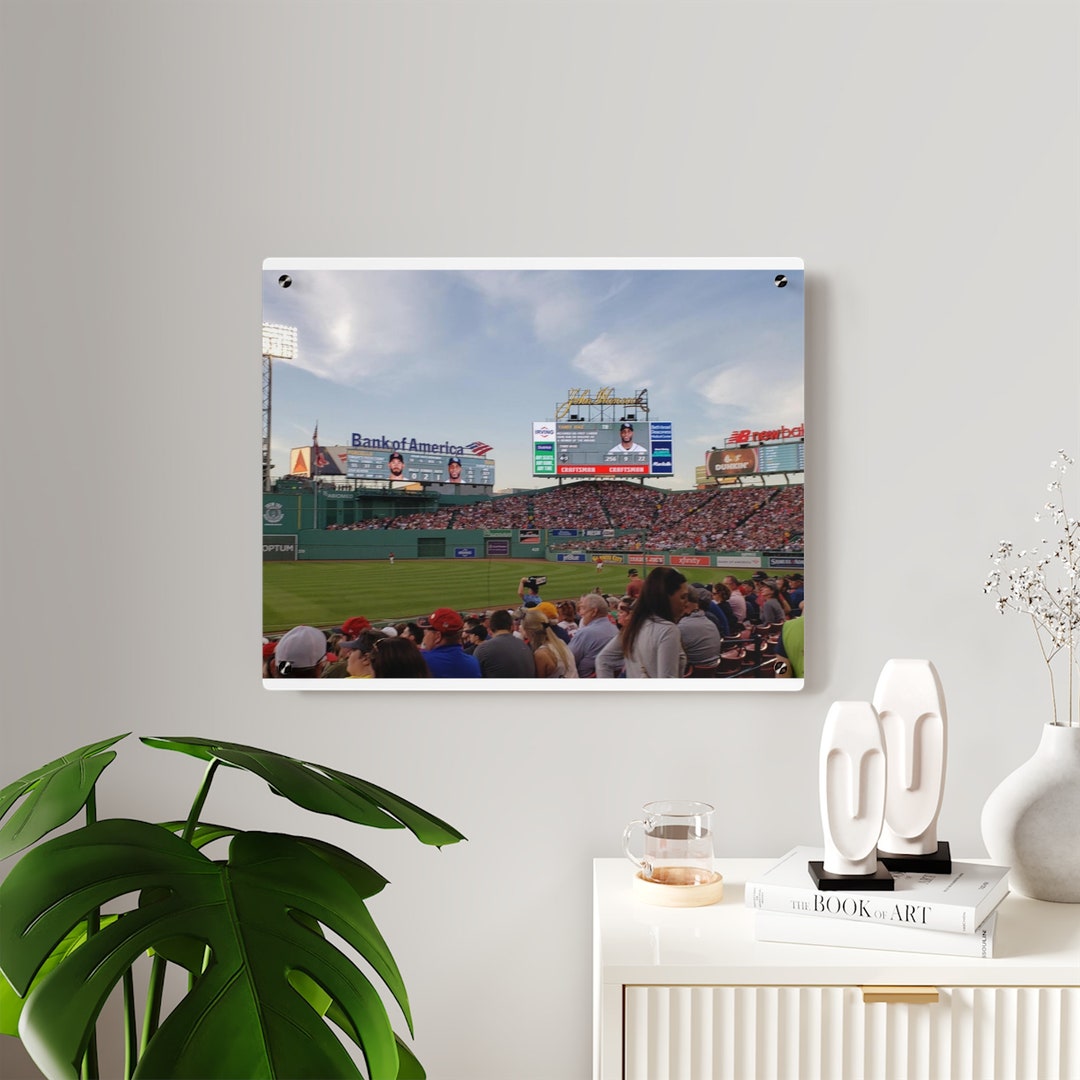Acrylic Wall Art Panels, Boston Red Sox , Wall Art Etsy