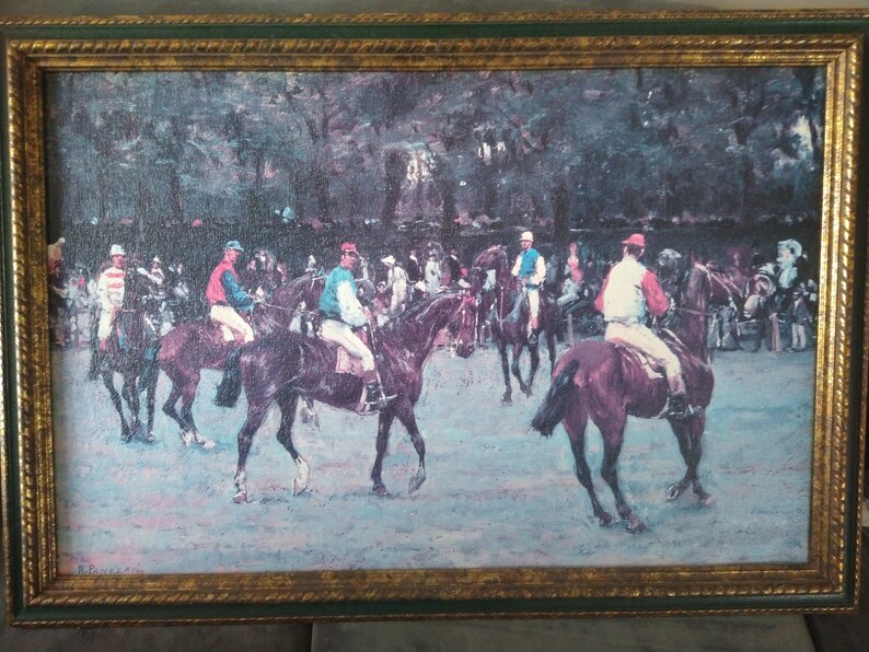Horses Polo Art work