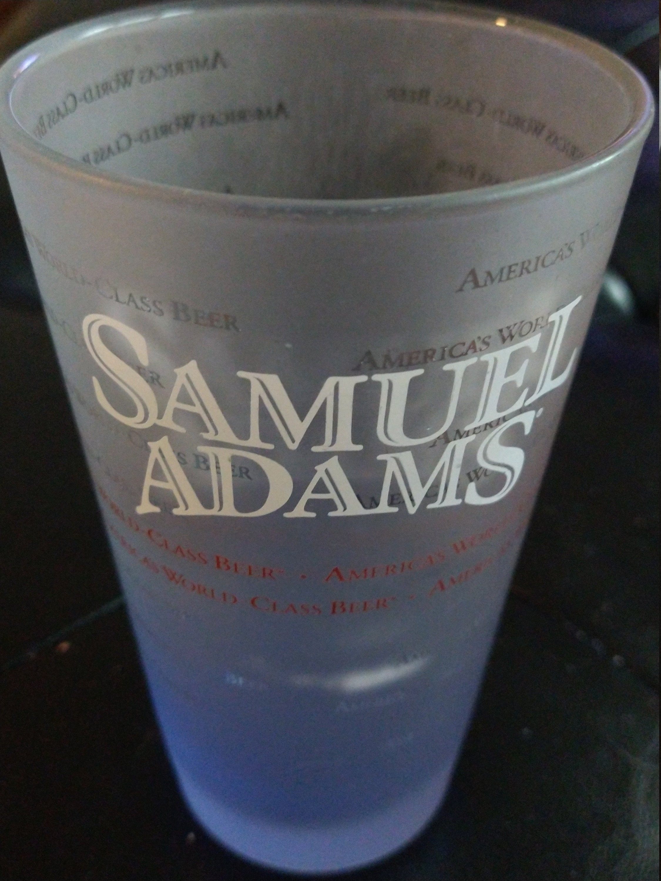 Samuel Adams Celebrate an American Original Sensory Nucleated Beer Glasses  2 pcs