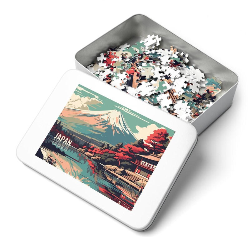 Jigsaw Puzzle 252 5001000piece Japan Puzzle Japan Etsy