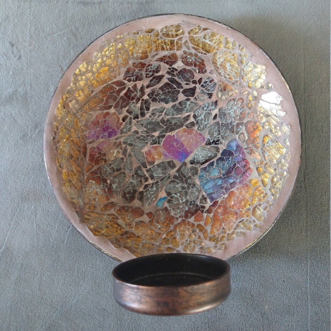 Candle holder artwork wall art Etsy