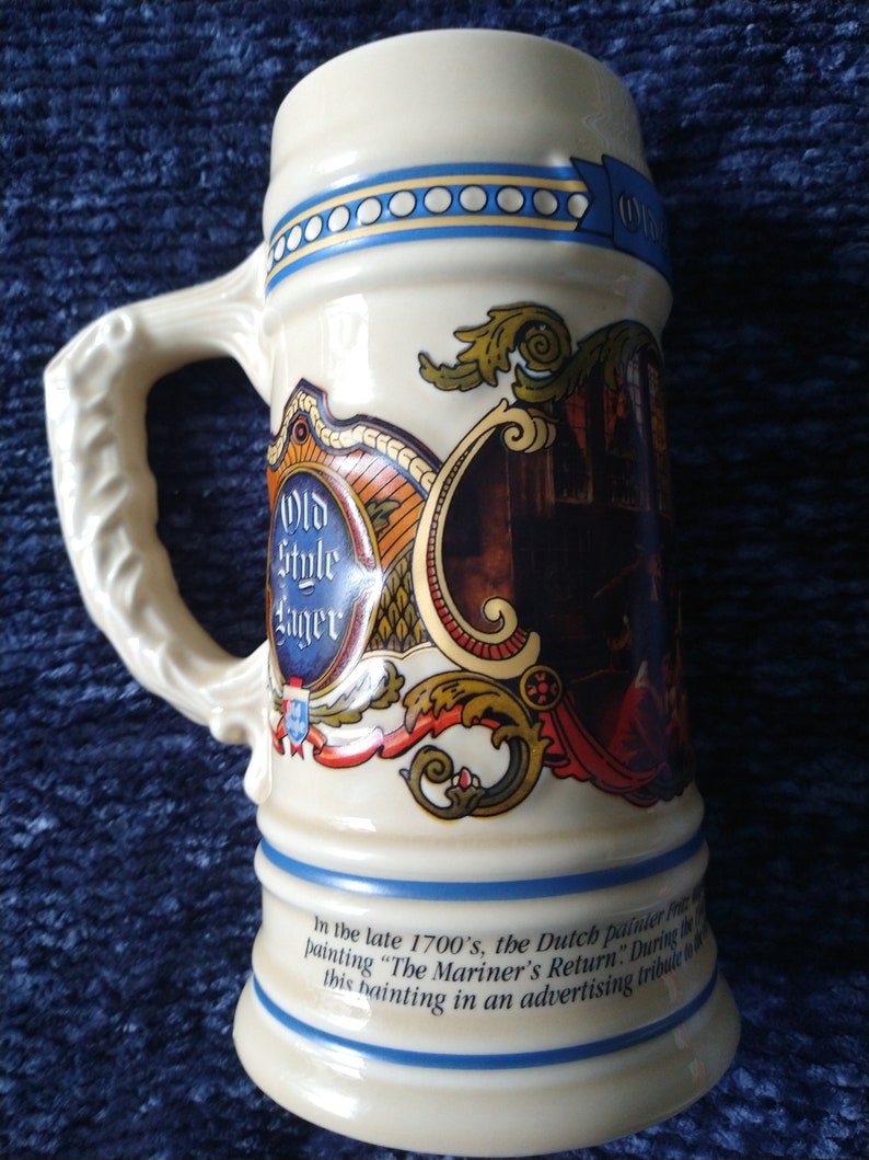 Beer Mug Vintage Beer Mug Old Style Larger Beer Mug Etsy