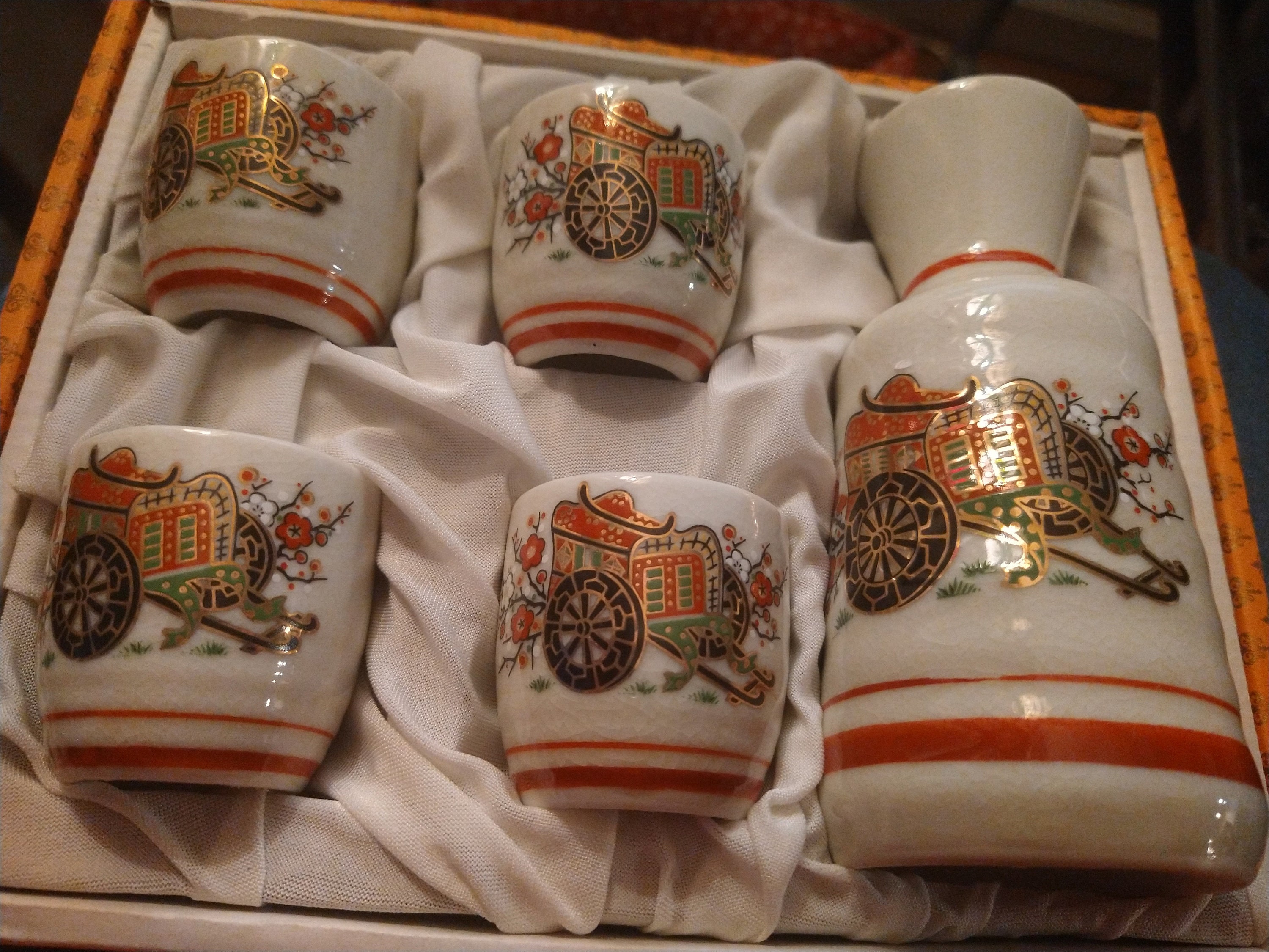 Vintage Japanese Sake Set Vintage Sake Japan Etsy