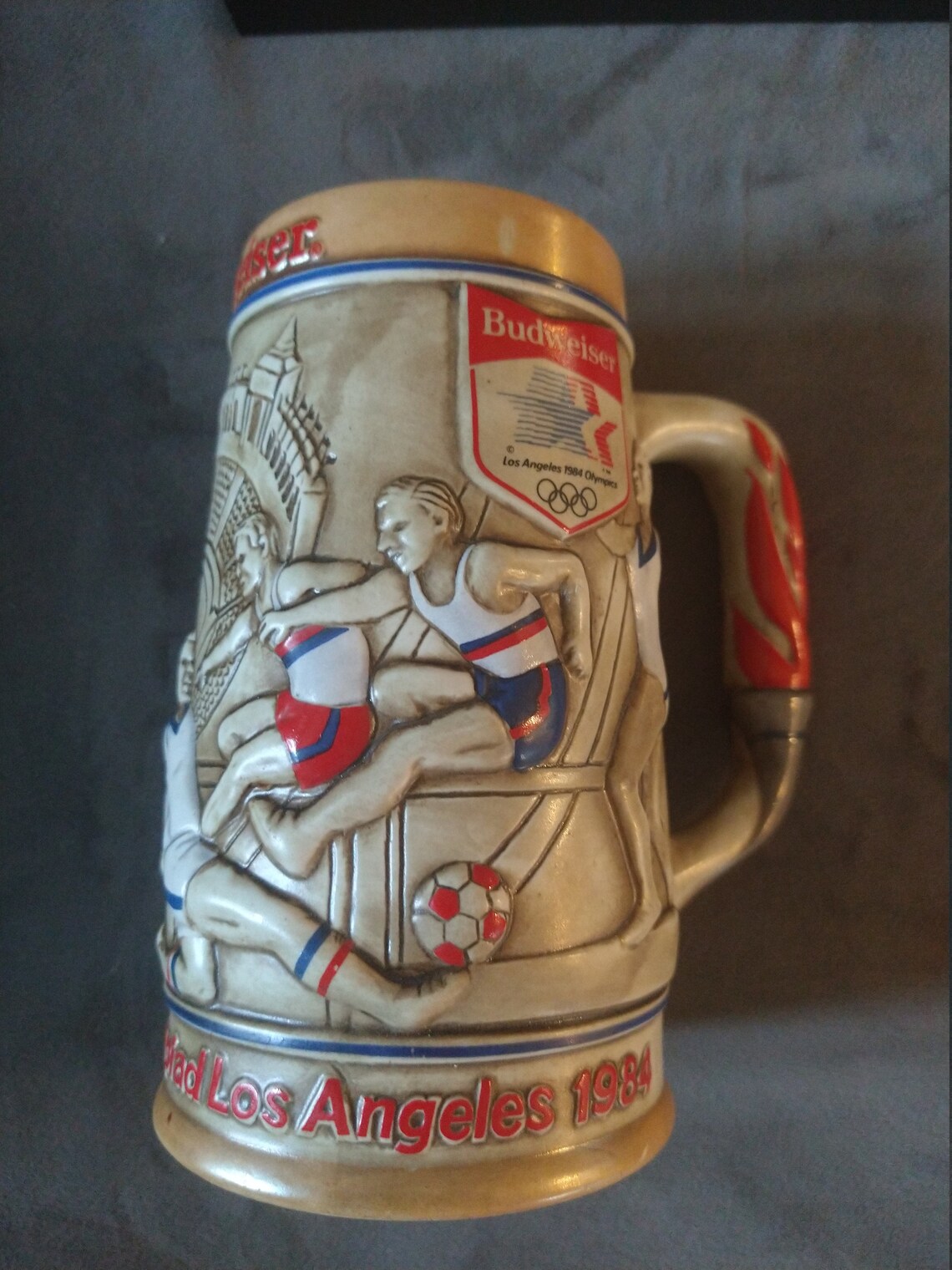 Budweiser Vintage Budweiser Beer Stein Budweiser 1984 Los Etsy