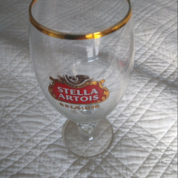 Stella Artois Glass, Glass Mug, Beer Glass, Stella Artois, Belgium Beer Glass