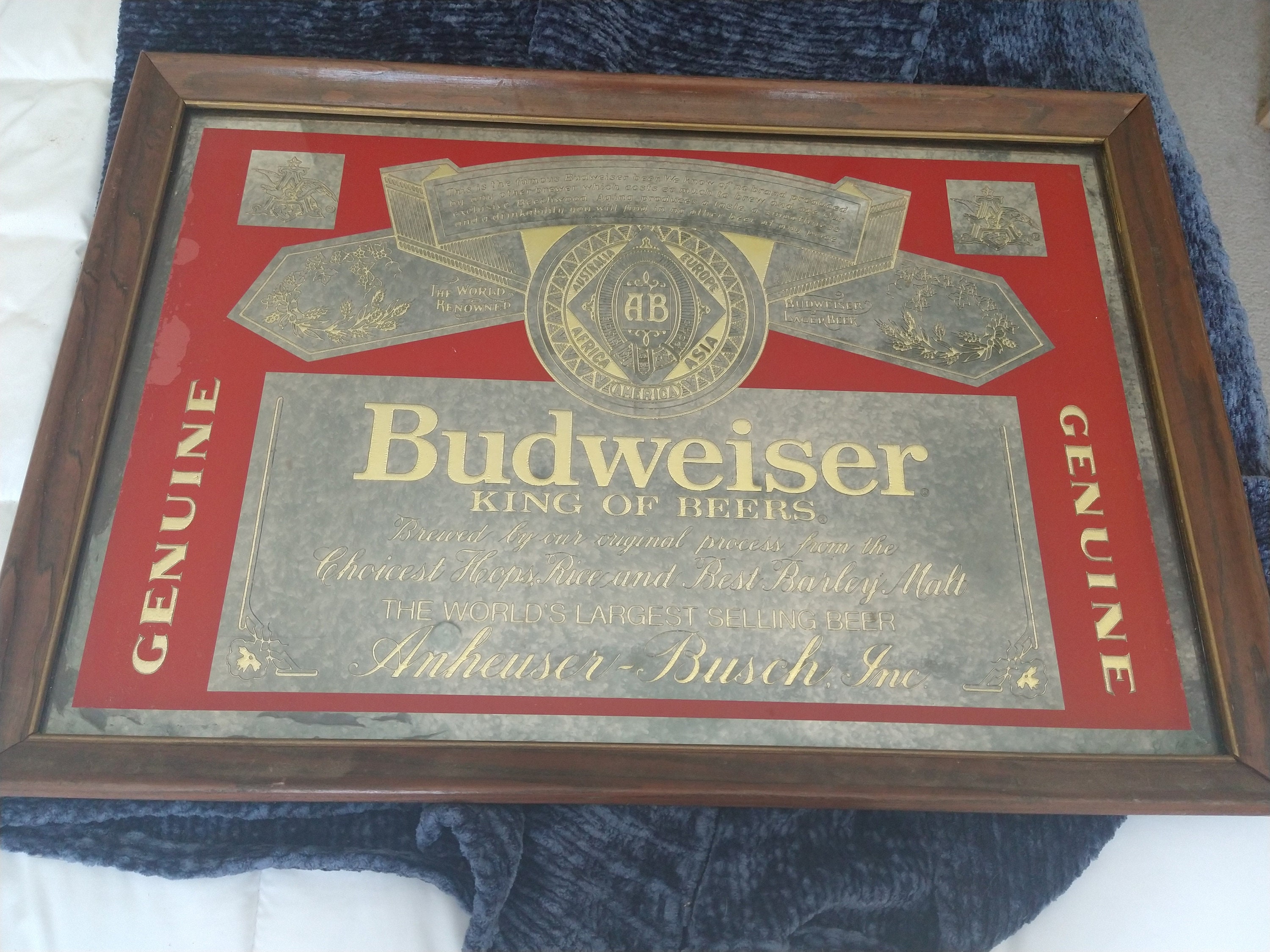 Rare Budweiser Mirrors - dkqfaj4