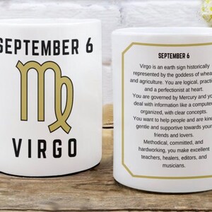 November 23 Sagittarius Personalized Mug Custom Horoscope - Etsy