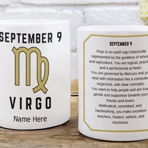 September 30 Libra Personalized Mug Custom Horoscope Birthday ...